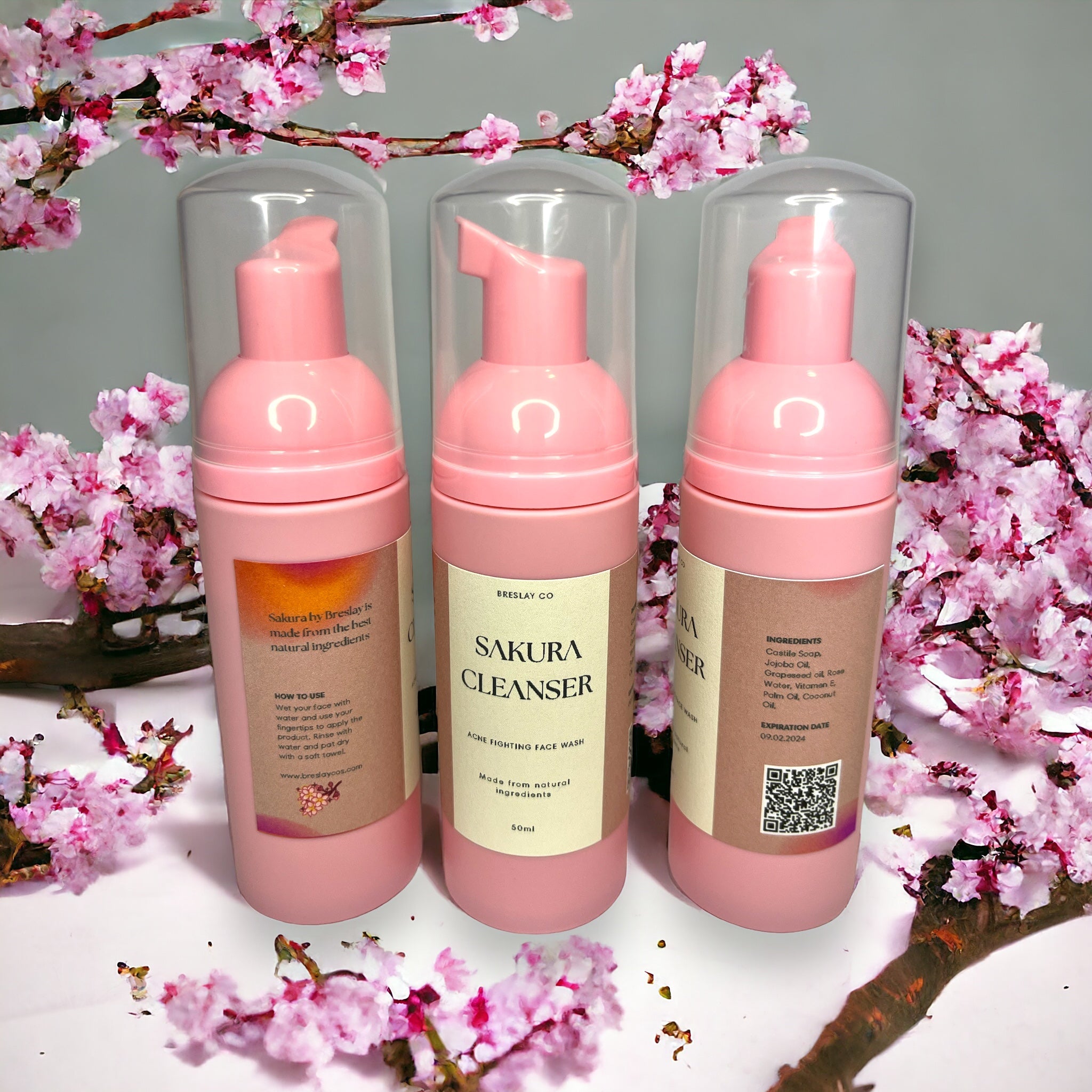 Sakura Cleanser | Acne Fighting Face Wash